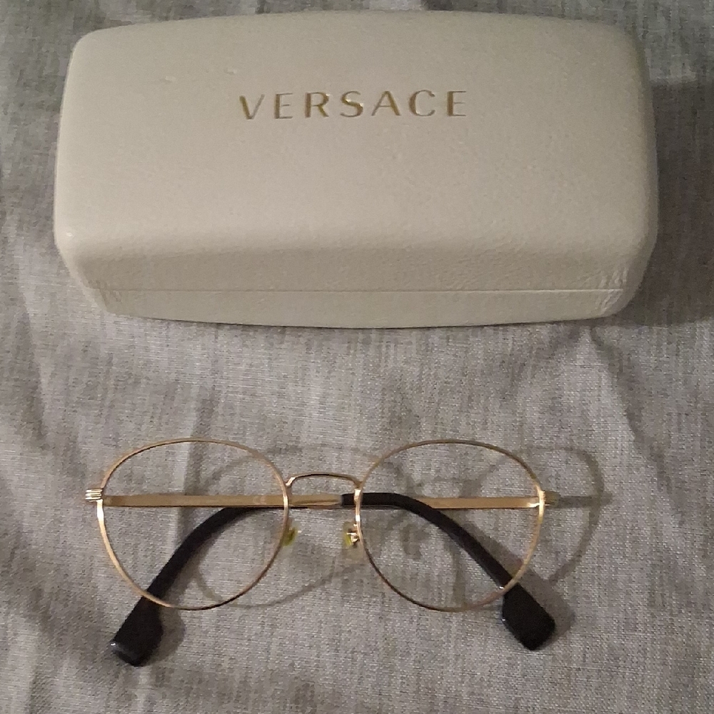 Versace Gold Frame Eyewear